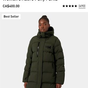Helly Hansen Women's Puffy Parka - Dark Green